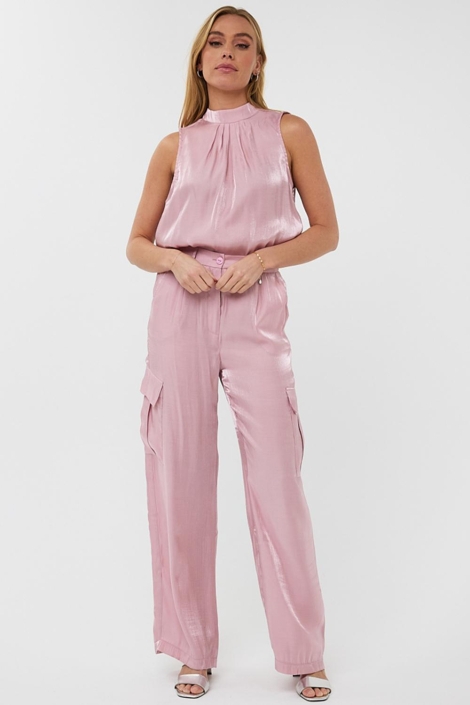 EsQualo trousers cargo silky touch